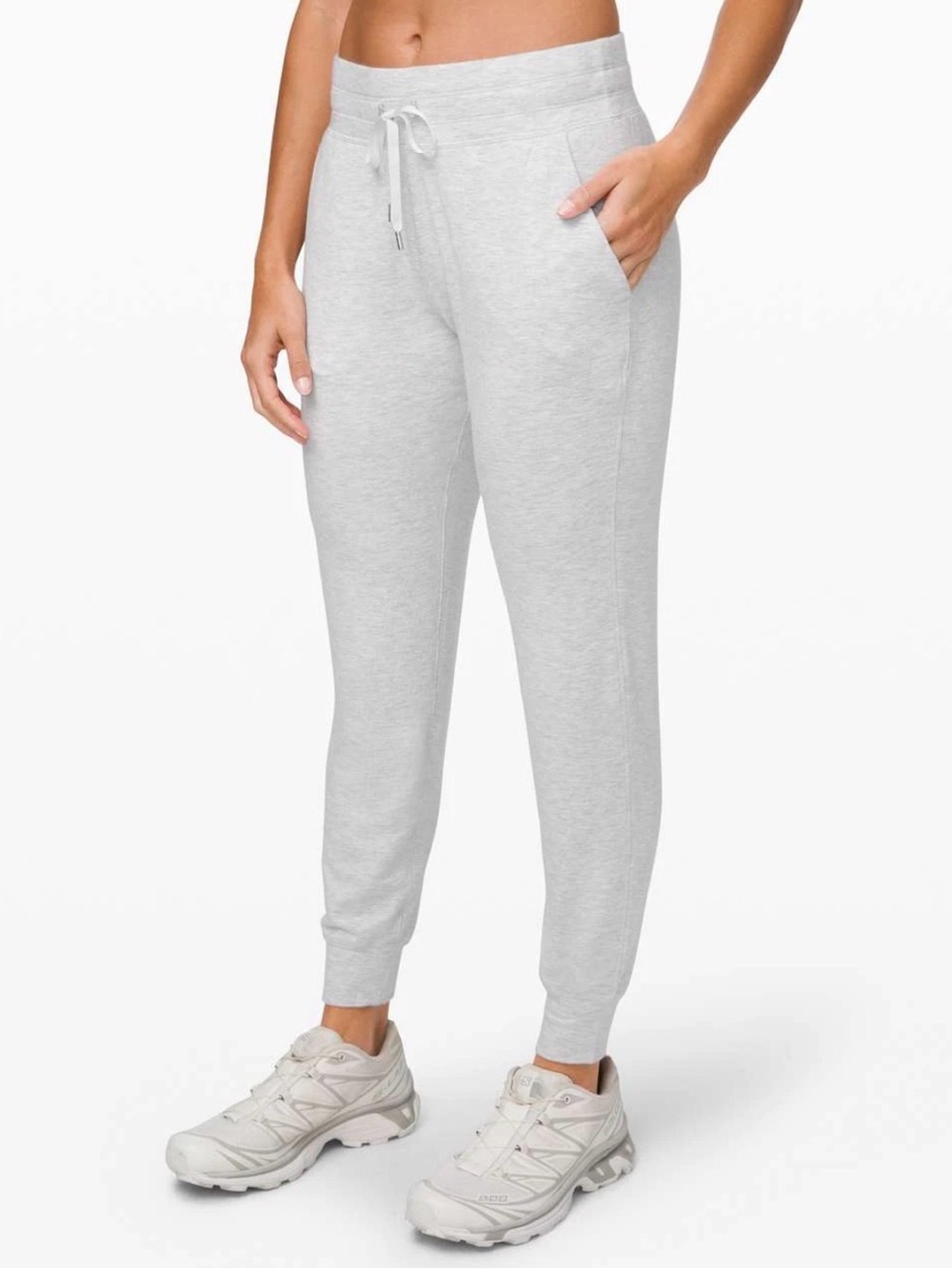 lululemon athletica Light Gray Jogger Pants